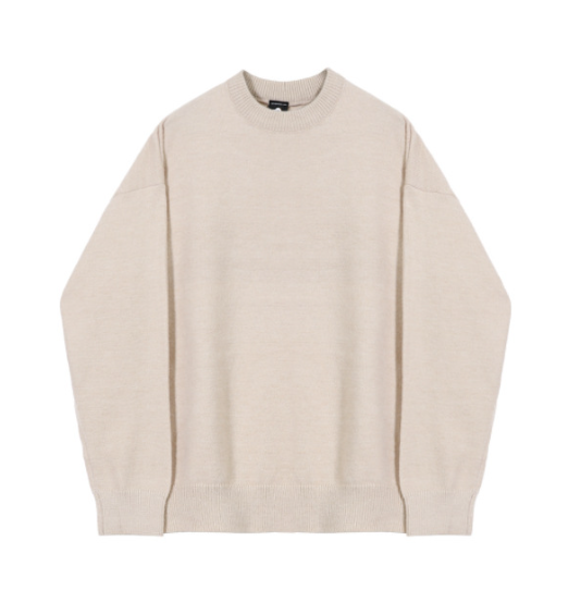 Wind-Padded Long-Sleeve Pullover Sweater | Streetwear