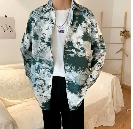 Men's Japanese Loose Coat in Relaxed Style