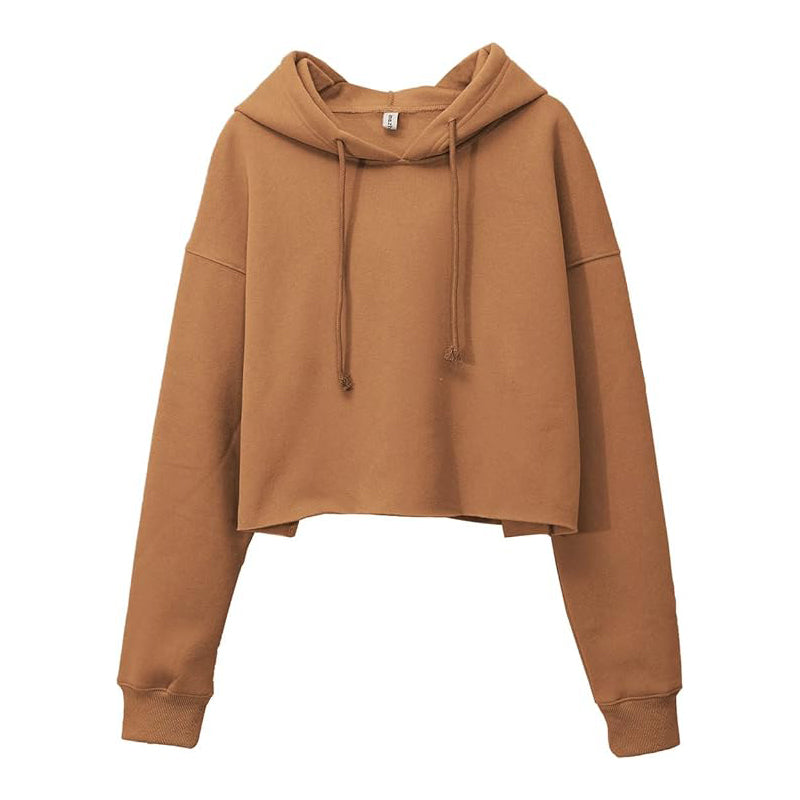 Women's Hooded Sweatshirt with Cropped Design | Streetwear