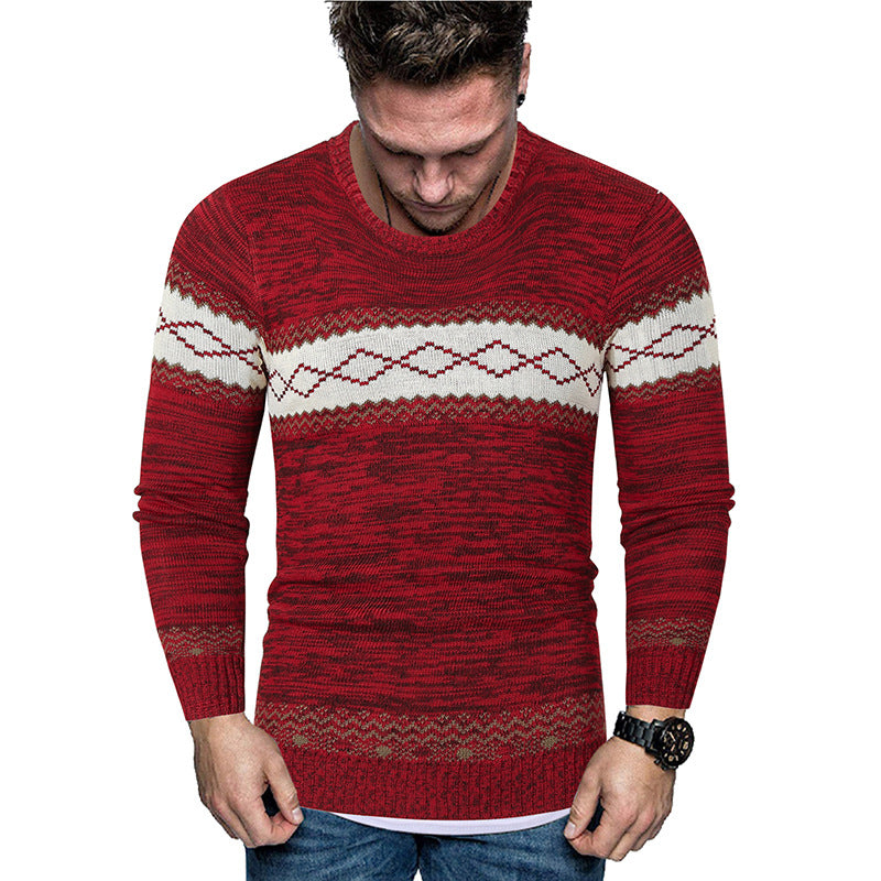 Casual Round Neck Knitted Pullover Sweater | Streetwear