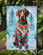 German Shorthaired Pointer Christmas Garden Flag