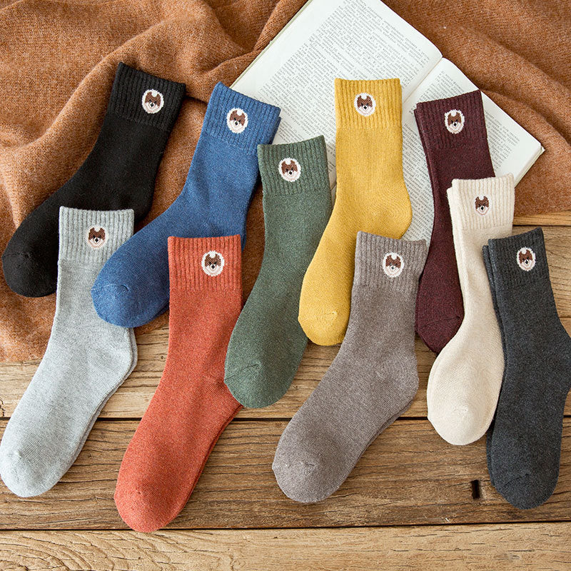 Cartoon Super Thick Northeast Cashmere Socks