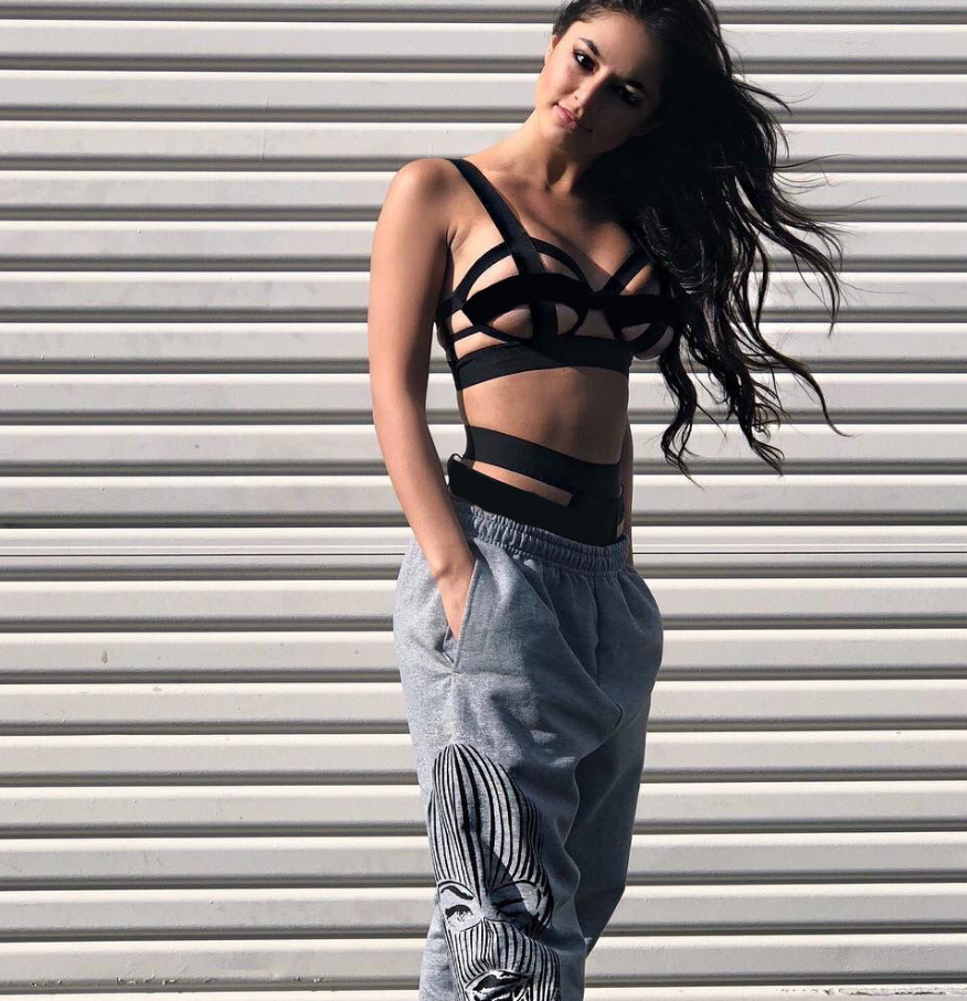 Strappy Cage Bra and Cutout Bottom Lingerie Set