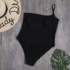 One-Shoulder High-Cut One-Piece Swimsuit