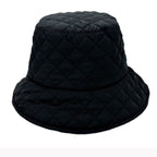 Fall In London Quilted Bucket Hat | Embroidered Cap
