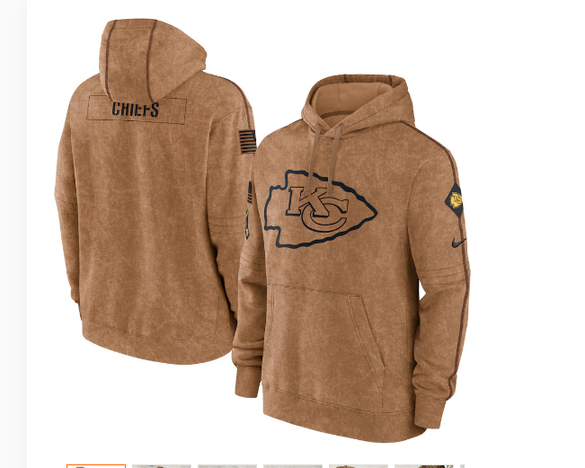 Kansas City Chiefs Salute to Service Hoodie (One Piece) | Streetwear