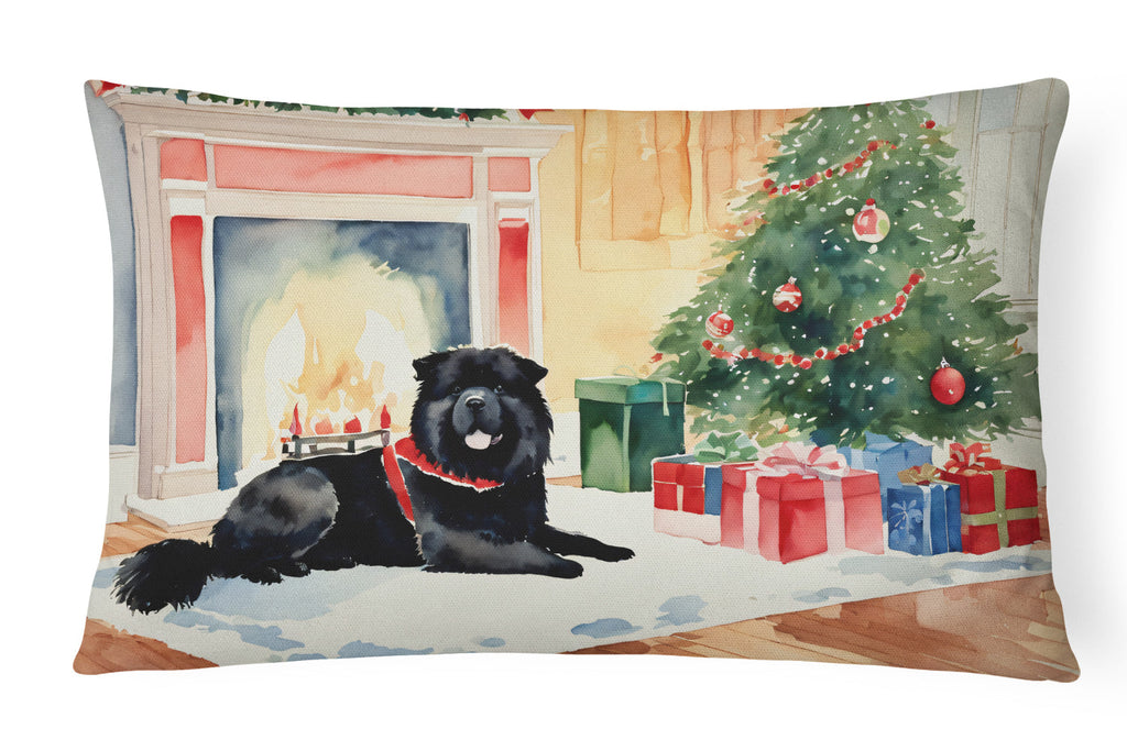 Chow Chow Cozy Christmas Throw Pillow