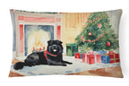 Chow Chow Cozy Christmas Throw Pillow
