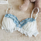 Cute Cat Cotton Bra Set