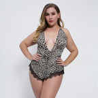 2019 Summer Lace Bodysuit for Plus Size Women