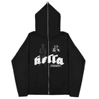 Oversized Zipper Hoodie | Streetwear