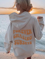 Colorful 3D Printed Loose Hooded Sweater