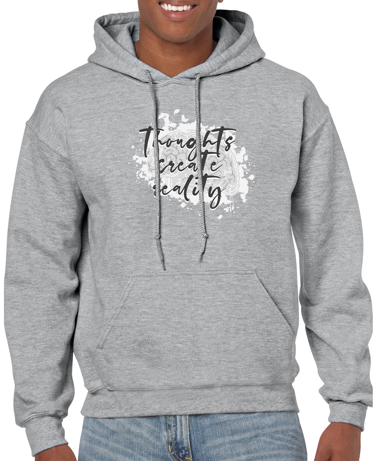Thoughts Create Reality Men’s Hoodie | Streetwear