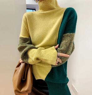 WOLFF Elegant Cotton Knit Sweater for Women (One Piece)