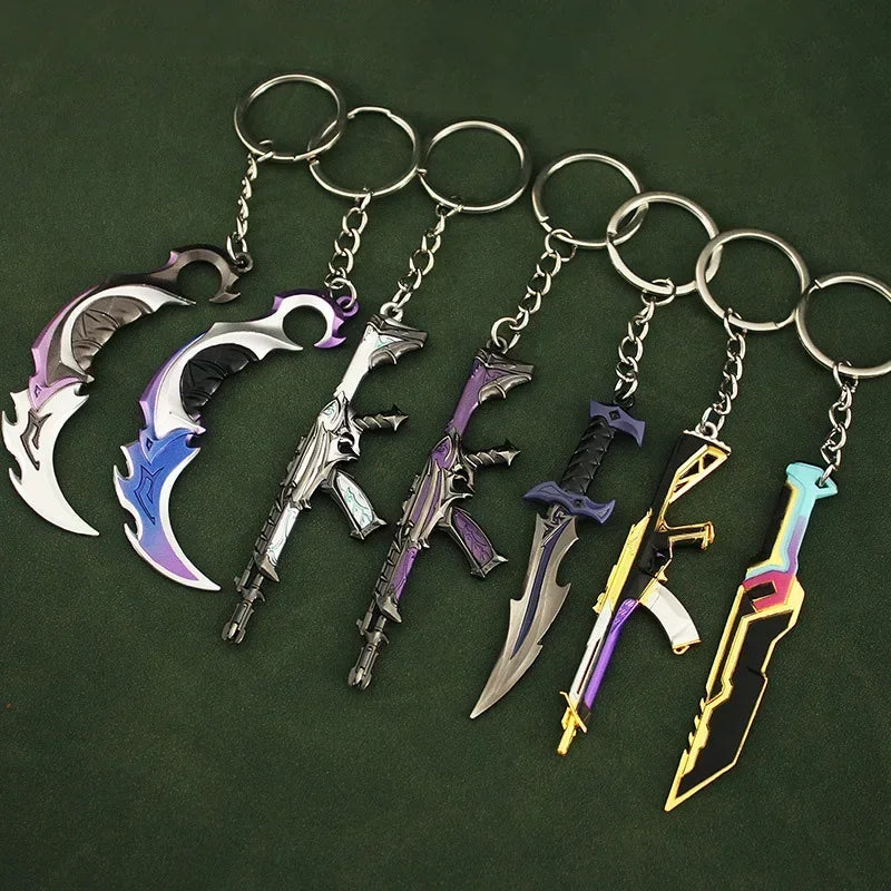 Valorant Reaver Karambit Knife Keychain Toy for Boys | Accessory