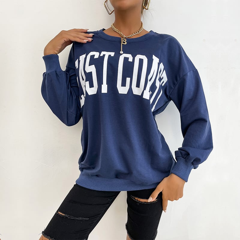Long Sleeve Letter Sweater for Fashion Lovers