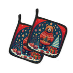 Bear Christmas Pair of Pot Holders