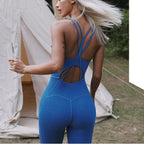 New Sexy Peach Butt Yoga Bodysuit for Fitness