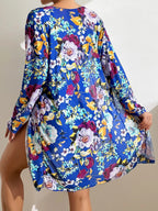 Floral One Piece Swimsuit with Cover Up for Women