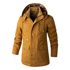 Plus Size Hooded Windbreaker Jacket for Men