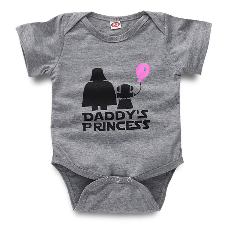 Baby Princess Short Sleeve Bodysuit for Infants XH349GY