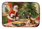 Bullmastiff Christmas Cookies Dish Drying Mat