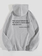 Dear Person Behind Me, Hoodie | Streetwear