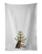 German Shepherd Puppy Christmas Kitchen Towel Set of 2