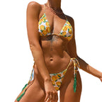 2023 Women's Sexy Backless Triangle Bikini Swimsuit