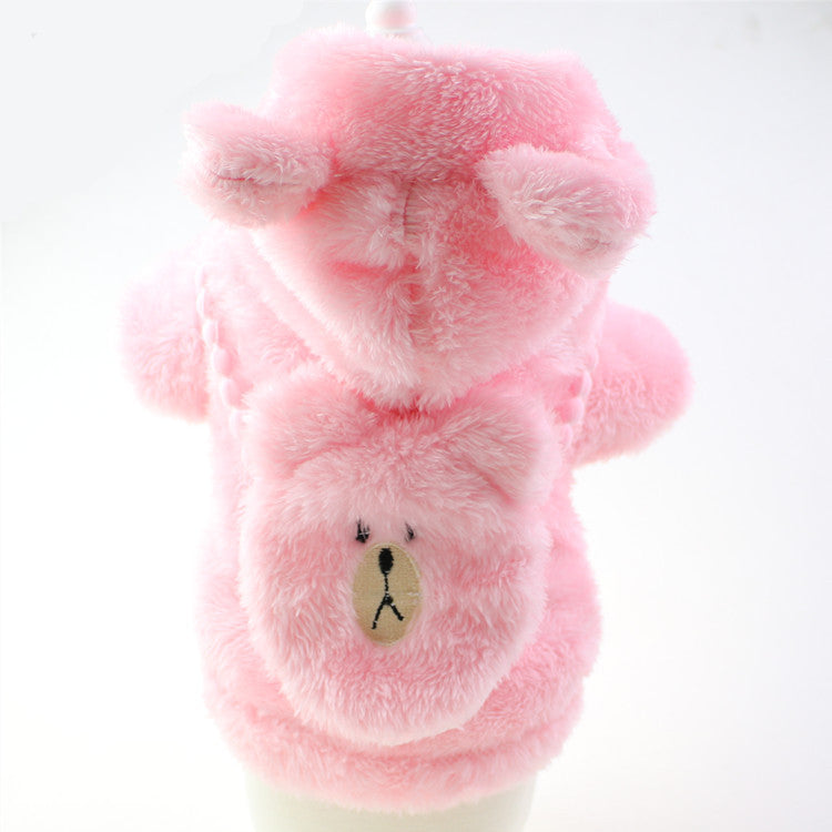 Embroidered Plush Two-Leg Sweater for Comfort