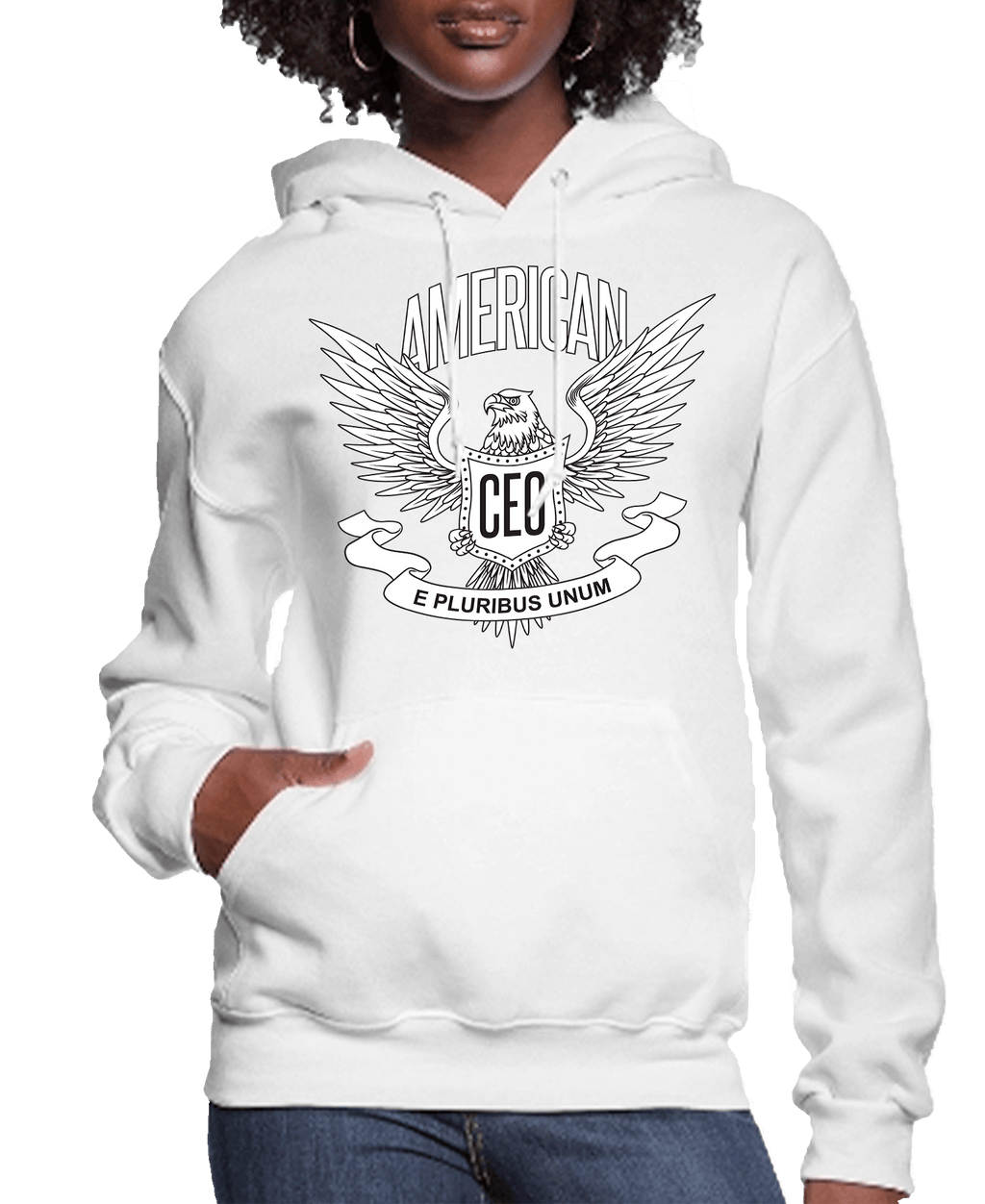 American CEO Patriotic Eagle Women’s Hoodie | Streetwear
