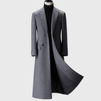Men's Woolen Cloth Trench Coat
