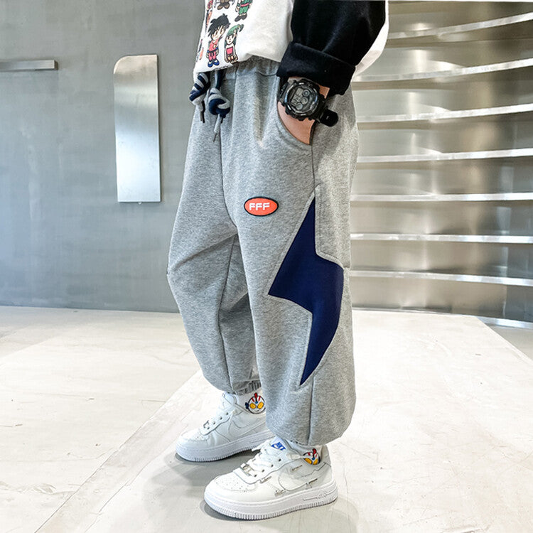 All-in-One Fleece Trousers for Big Boys and Girls