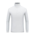Men's Casual Solid Color Turtleneck Sweater