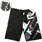 Men's Graphic Print Surf Board Shorts
