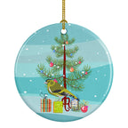Siskin Merry Christmas Ceramic Ornament