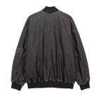 UNIZERA Women's Retro Faux Leather Pilot Jacket Coat
