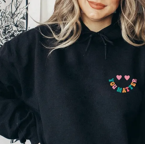 Oversized Hoodie With Text On The Back | Streetwear