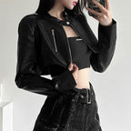 Summer Women's Fashion Solid Color Long Sleeve Jacket