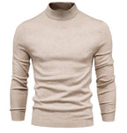 Mid Neck And Slim Trim Sweater