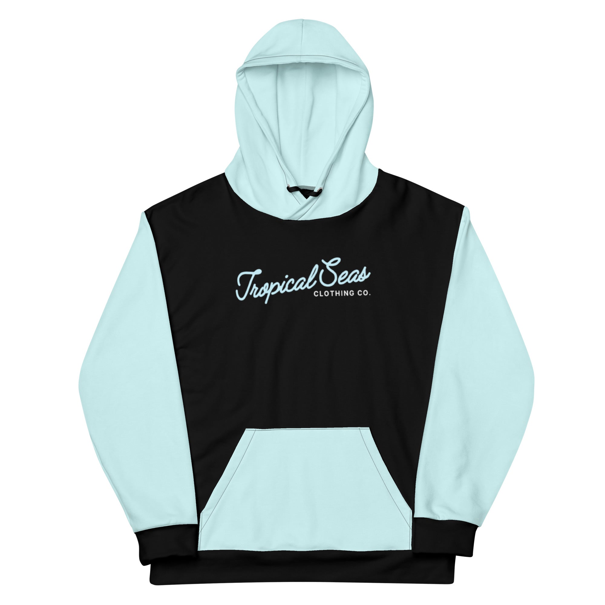 Bahama Blue Two-Tone Tropical Seas Hoodie | Streetwear
