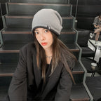 Knitted Wool Winter Warm Cap | Embroidered Cap