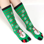 Christmas Five-Toe Socks for Fall and Winter (Wholesale)
