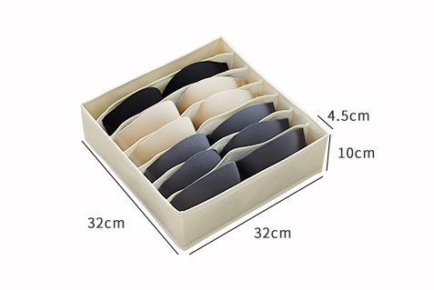 Foldable Mesh Storage Box for Lingerie and Socks