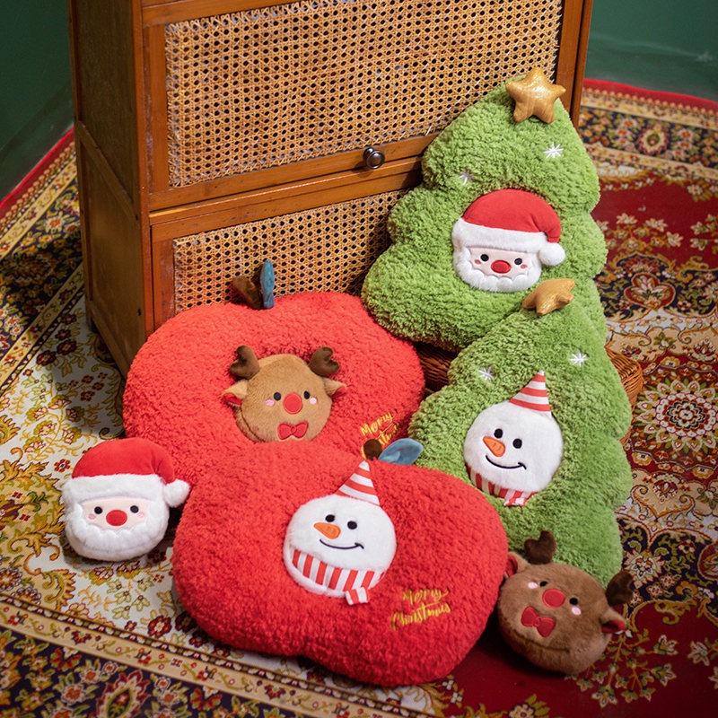 Plush Christmas Tree Pillow Gift Doll