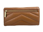 Michael Kors Jet Set Travel Large Quilted Leather Trifold Wallet