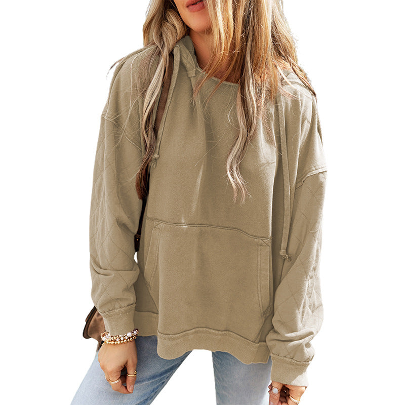 Solid Color Long Sleeve Casual Pullover Sweatshirt | Streetwear
