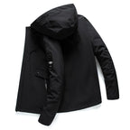 Men's Casual Loose Sports Hooded Jacket