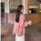 Loose Mink Fleece Sweater Coat for Women