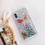 Santa Claus Christmas Tree Phone Case for iPhone & Samsung | Protective Cover